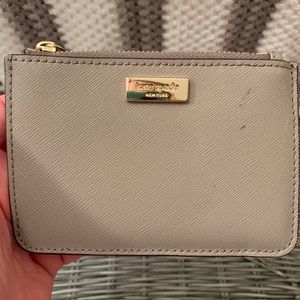 Kate spade slim card wallet with key fob chain